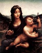 LEONARDO da Vinci Madonna with the Yarnwinder oil painting reproduction